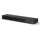 Lindy IPower Switch Classic 8 (32657), Steckdosenleiste schwarz, Energiemanagement für bis zu 8 Geräte