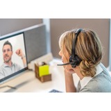 Poly Savi 8220 UC DECT, Headset schwarz, Stereo, USB-A, USB-C, Microsoft Teams