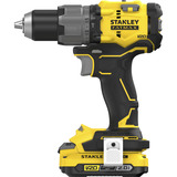 Stanley Bürstenloser Premium Schlagbohrschrauber.(SFMCD726D2K-QW), 18Volt schwarz/gelb, Li-Ion-Akku 2,0Ah, in Koffer