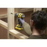 Stanley Bürstenloser Premium Schlagbohrschrauber.(SFMCD726D2K-QW), 18Volt schwarz/gelb, Li-Ion-Akku 2,0Ah, in Koffer