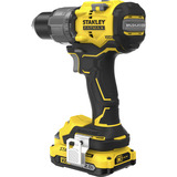 Stanley Bürstenloser Premium Schlagbohrschrauber.(SFMCD726D2K-QW), 18Volt schwarz/gelb, Li-Ion-Akku 2,0Ah, in Koffer