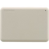 Toshiba Canvio Advance 4 TB, Externe Festplatte beige, Micro-USB-B 3.2 Gen 1 (5 Gbit/s)