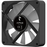 APNX FP1-120-3 Pack, Gehäuselüfter schwarz, 3er Pack, 120 mm