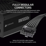Corsair RM1000e Generalüberholt, PC-Netzteil schwarz, 1x 12 Pin High Power GPU, 2x PCIe, Kabel-Management, 1000 Watt