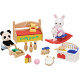 EPOCH Sylvanian Families - Baby Kindergarten Spielzeug mit Figuren, Konstruktionsspielzeug 