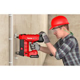 fischer Akku-Bolzenschubgerät FXC85 Set, XL-Boxx, Nagler rot/schwarz, 2x ProCORE 18V 4.0Ah, Ladegerät
