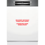 Bosch SMI4ECS28E Serie 4, Spülmaschine edelstahl (gebürstet), 60 cm, Home Connect