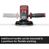 EINHELL Professional Akku-Winkelschleifer AXXIO 18/125 Q, 18Volt rot/schwarz, ohne Akku und Ladegerät