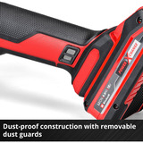 EINHELL Professional Akku-Winkelschleifer AXXIO 18/125 Q, 18Volt rot/schwarz, ohne Akku und Ladegerät