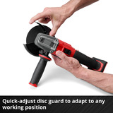 EINHELL Professional Akku-Winkelschleifer AXXIO 18/125 Q, 18Volt rot/schwarz, ohne Akku und Ladegerät