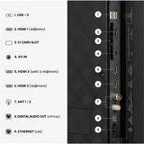 Hisense 43E7S PRO Hi-QLED-Fernseher 108 cm (43 Zoll), schwarz/dunkelgrau, UltraHD/4K, Free-Sync-Premium, 144Hz Panel