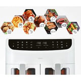 Medion Doppel Heißluftfritteuse Life P20 MD11760 XXL weiß, 2.600 Watt, 2 Körbe je 4,35 Liter