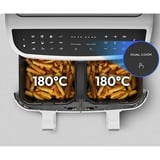 Medion Doppel Heißluftfritteuse Life P20 MD11760 XXL weiß, 2.600 Watt, 2 Körbe je 4,35 Liter