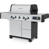 Broil King Gasgrill Imperial QS 590 IR edelstahl, mit Infrarot-Seitenbrenner und Heckbrenner, iQue Smart Steuerung