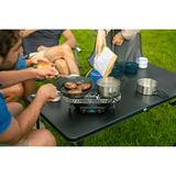 Campingaz Campingkocher Camp & Trek Twin Connect, Gaskocher silber/schwarz, 2 Kochfelder 2x 2 kW, für CV470 Plus
