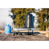 Campingaz Campingkocher Camp & Trek Twin Connect, Gaskocher silber/schwarz, 2 Kochfelder 2x 2 kW, für CV470 Plus
