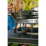 Campingaz Campingkocher Camp & Trek Twin Connect, Gaskocher silber/schwarz, 2 Kochfelder 2x 2 kW, für CV470 Plus