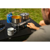Campingaz Campingkocher Camp & Trek Twin Connect, Gaskocher silber/schwarz, 2 Kochfelder 2x 2 kW, für CV470 Plus