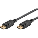 goobay Kabel DisplayPort Stecker > DisplayPort Stecker, 8K / 120Hz schwarz, 3 Meter, 40 Gbit/s, DisplayPort 2.0 / 2.1