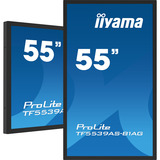 iiyama ProLite TF5539AS-B1AG, Public Display schwarz (matt), UltraHD/4K, IPS, Touchscreen
