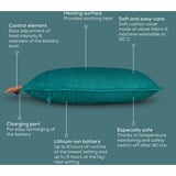 Beurer HK 77 Heaty celestial-green, Heizkissen grün, Cordbezug