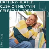 Beurer HK 77 Heaty celestial-green, Heizkissen grün, Cordbezug