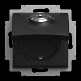 Busch-Jaeger Steckdosen Einsatz 20 EUKBSL 915 101 schwarz, Retail