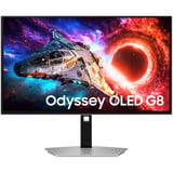 Samsung Odyssey OLED G8 S27HG800SUX, Gaming-Monitor 67.7 cm (27 Zoll), silber, UltraHD/4K, DP, HDMI, USB-C, USB-Hub, 240Hz Panel