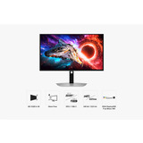 Samsung Odyssey OLED G8 S27HG800SUX, Gaming-Monitor 67.7 cm (27 Zoll), silber, UltraHD/4K, DP, HDMI, USB-C, USB-Hub, 240Hz Panel