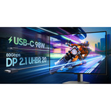 Samsung Odyssey OLED G8 S27HG800SUX, Gaming-Monitor 67.7 cm (27 Zoll), silber, UltraHD/4K, DP, HDMI, USB-C, USB-Hub, 240Hz Panel