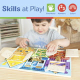 Spin Master Melissa & Doug - Motoriktafel Schlösser, Geschicklichkeitsspiel 