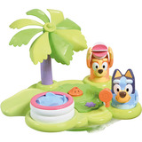 TOMY Blueys Badeinsel Spielplatz, Badespielzeug 