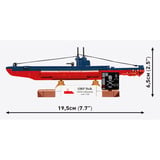 COBI ORP Dzik Polish Submarine, Konstruktionsspielzeug Maßstab 1:300