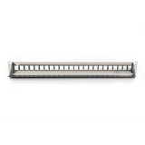 Digitus Modulares Patchpanel, 24-Port, unbestückt schwarz, 1 HE, für Keystone-Module