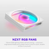 NZXT F120 RGB, Gehäuselüfter weiß, 120 mm