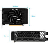 Palit GeForce RTX 5050 StormX 8GB, Grafikkarte DLSS 5, 3x DisplayPort, 1x HDMI 2.1
