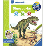 Ravensburger Wieso? Weshalb? Warum? aktiv-Heft - Dinosaurier, Lernbuch mit Stickern und Bastelbogen