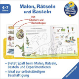 Ravensburger Wieso? Weshalb? Warum? aktiv-Heft - Dinosaurier, Lernbuch mit Stickern und Bastelbogen
