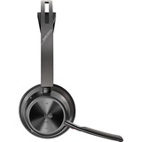 HP Poly Poly Voyager Focus 2 USB-C-C Headset schwarz, Microsoft Teams zertifiziert, USB-C/-A Adapter, Ladestation