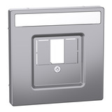 Merten Zentralplatte Einsatz Abdeckung System Design rechteckiger Ausschnitt MEG4250-6036 edelstahl, Retail