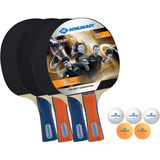 Schildkröt Tischtennis Set 4-Player Hobby, Fitnessgerät mit Tragetasche