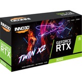 INNO3D GeForce RTX 3050 TWIN X2 6GB, Grafikkarte Lite Hash Rate, 1x DisplayPort, 1x HDMI 2.1