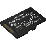 Kingston Canvas Select Plus 1 TB MicroSDXC, Speicherkarte schwarz, UHS-I U3, Class 10, V30
