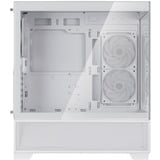 SilverStone Lucid 05, Tower-Gehäuse weiß, 270° Panoramaglas-Design