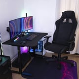 Arozzi Arena Gaming Desk, Gaming-Tisch schwarz, Small
