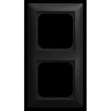 Busch-Jaeger Abdeckrahmen 2-fach schwarz, Retail
