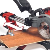 EINHELL Akku-Zug-Kapp-und Gehrungssäge TE-SM 36/10 L Li-Solo, 36Volt (2x18V), Kapp- und Gehrungssäge rot, ohne Akku und Ladegerät