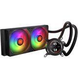 Krux HydroGlance 240 LCD, Wasserkühlung schwarz