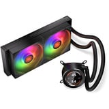 Krux HydroGlance 240 LCD, Wasserkühlung schwarz
