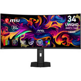 MSI MAG 341CQPDE QD-OLED X28, Gaming-Monitor 86.8 cm (34 Zoll), schwarz, UWQHD, Curved, USB-C, HDMI, DP, 280Hz Panel